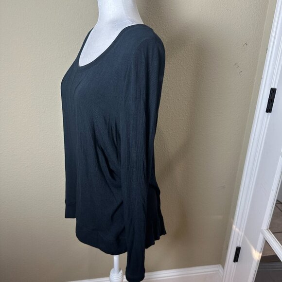 NORDSTROM Matty M Scoop Neck Front Seam Top Size Large - Picture 5 of 10